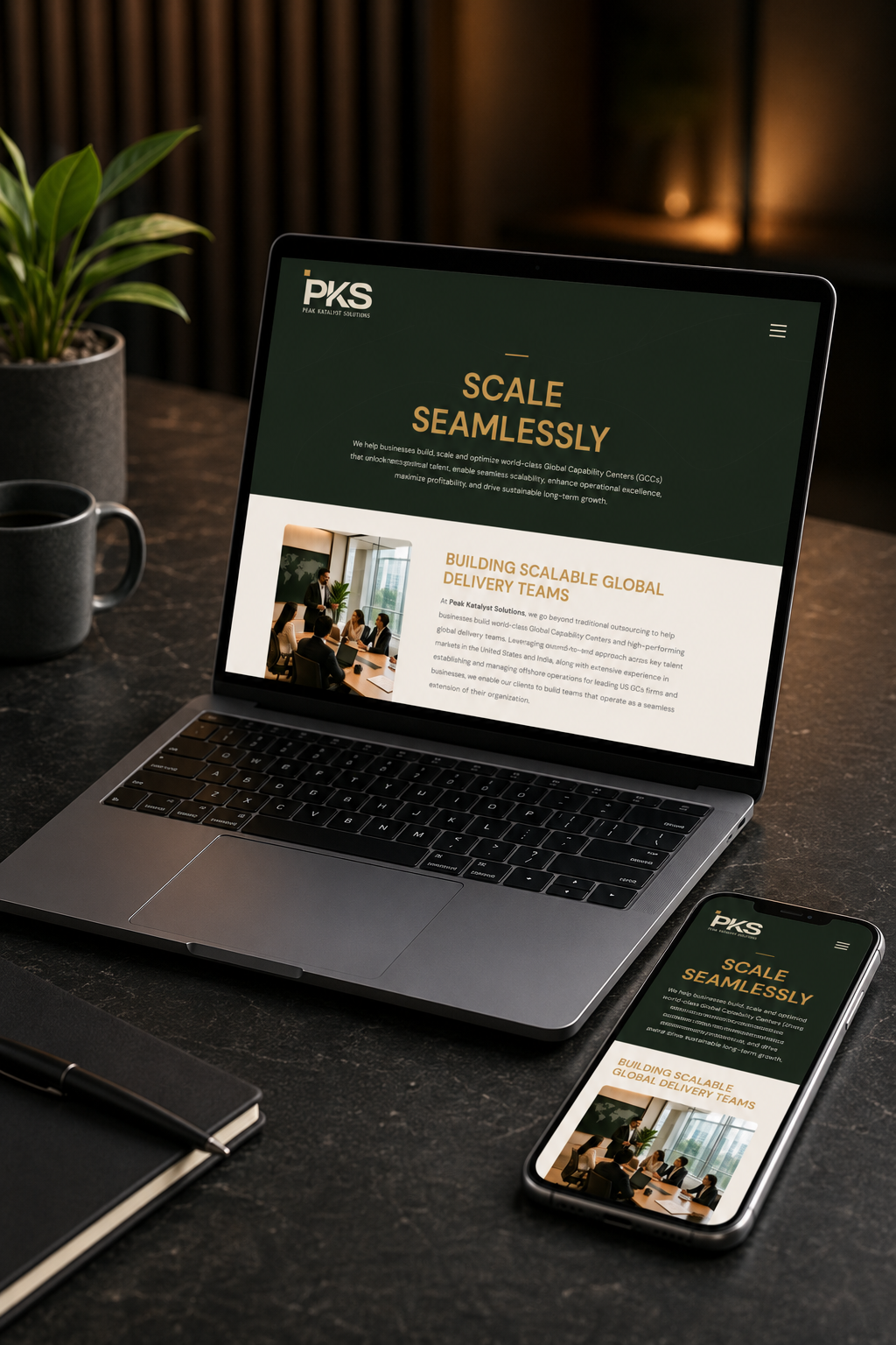 PKS website development project