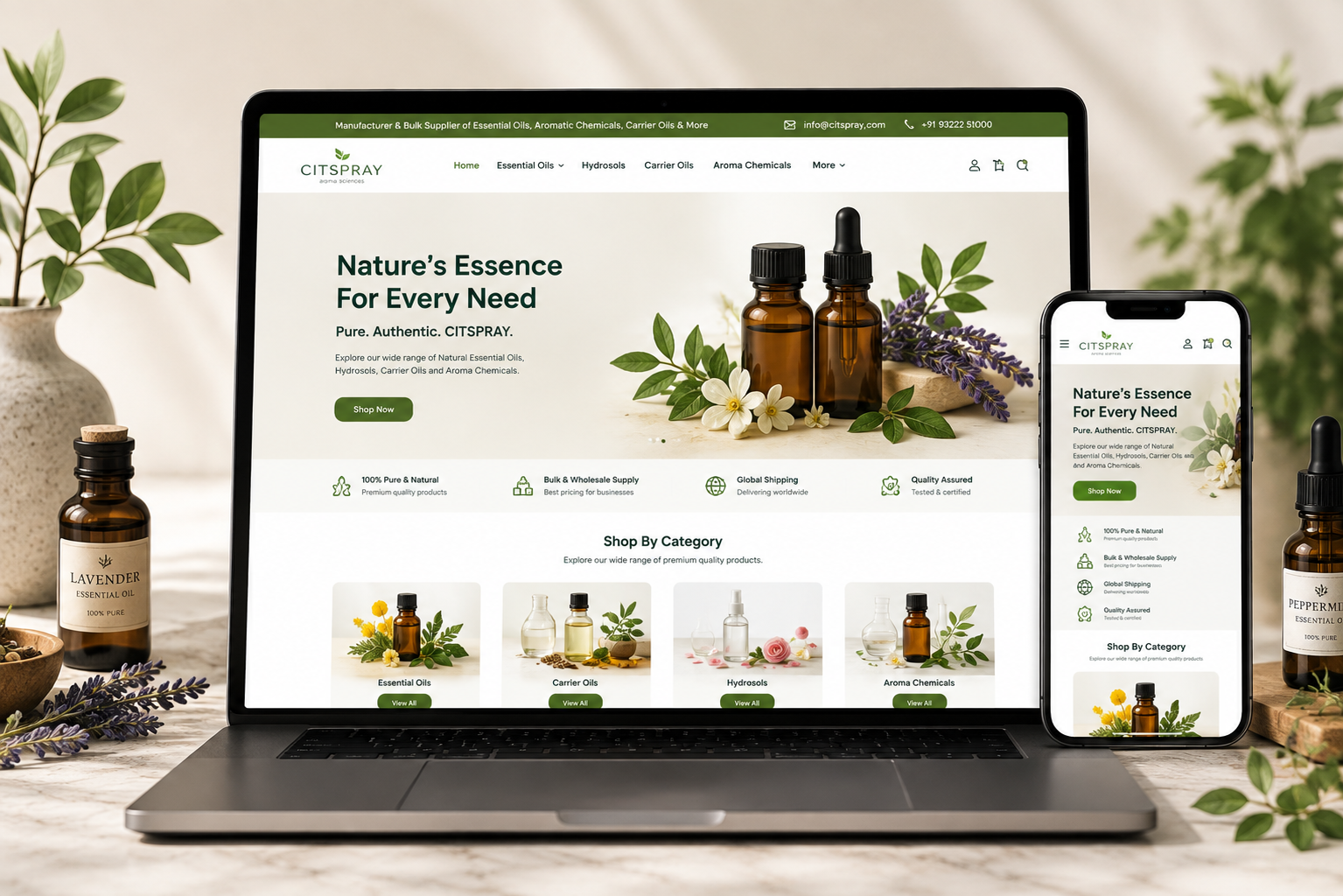 CitSpray eCommerce website